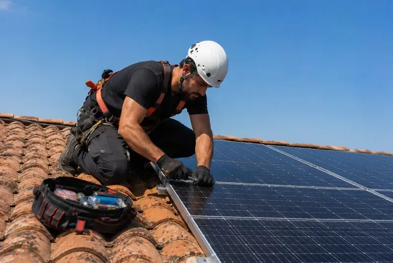 Maintenance et monitoring de panneaux solaires à Saint-Martin-de-Crau